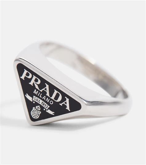 prada silver ring